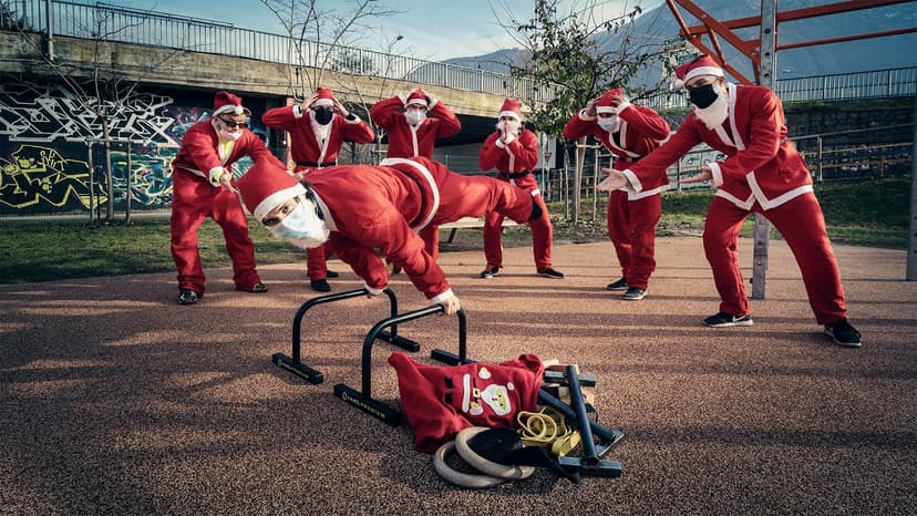 Stall media for Santa's Strength Showdown